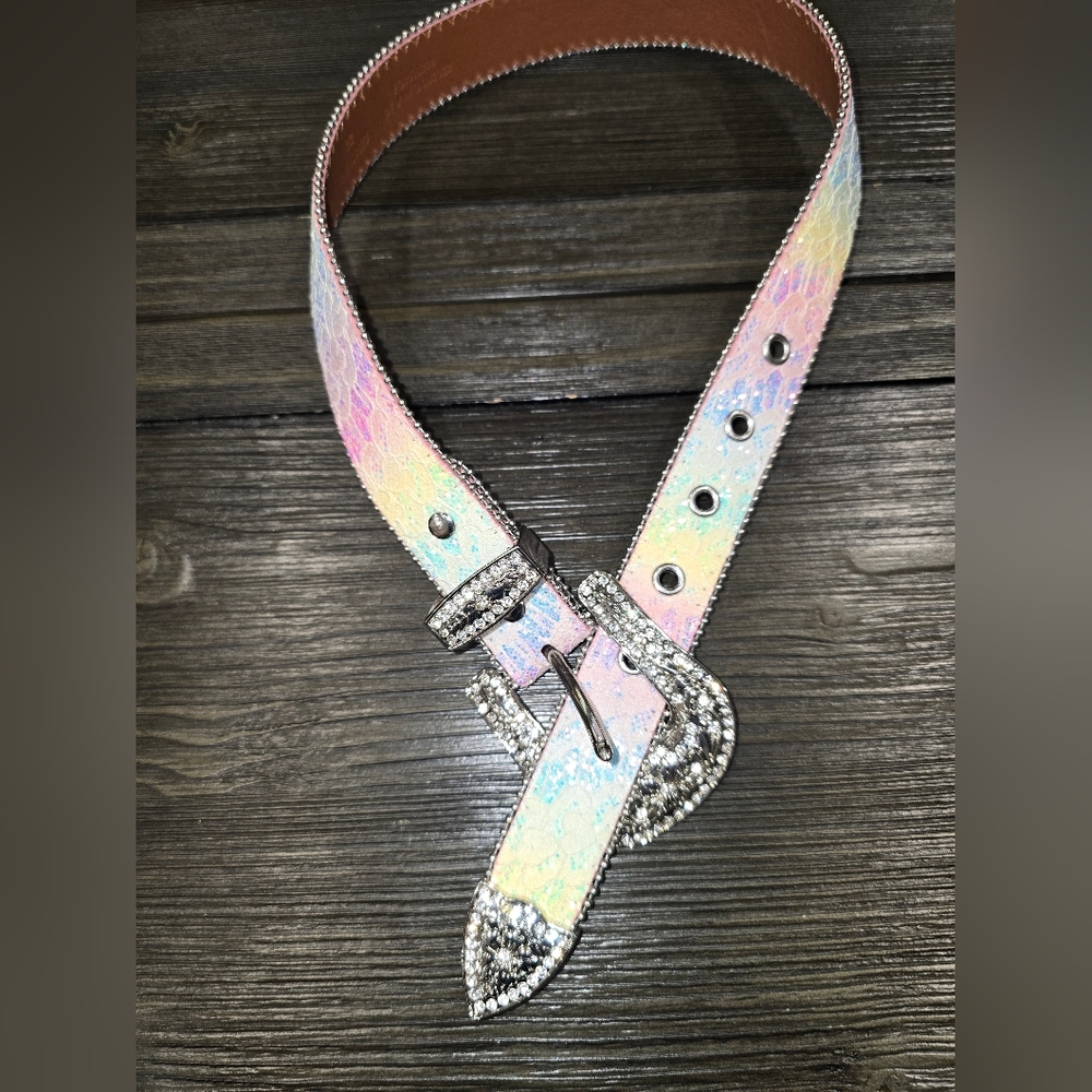 Shyanne Girls' Rainbow Sparkle Belt